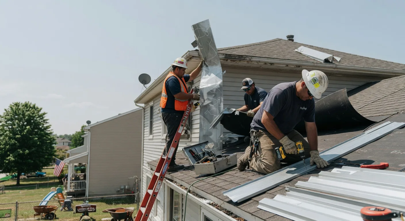 Storm Damage Metal Roof Repair in Lebanon Junction, KY